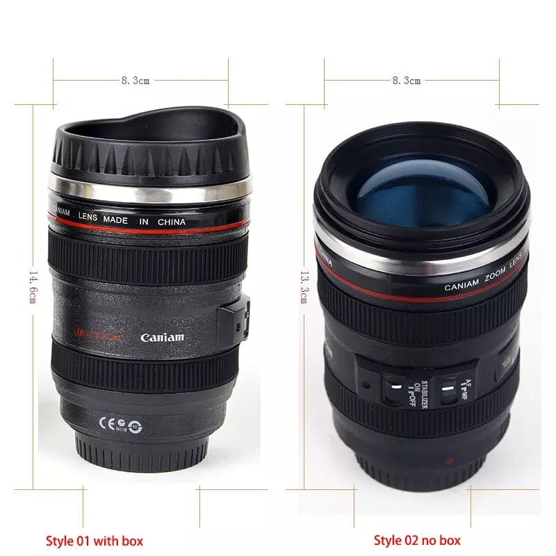 Creative 400ml Stainless Steel Liner Camera Lens Mug, Coffee Tea Cup Mug With Lid, Novelty Gifts Thermocup Thermo Mug, SLR Camera Coffee Mug,  Stainless Steel Vacuum Flasks Thermal Insulation Cup Creative 400ml Stainless Steel Liner Camera Lens Mug, Coffee Tea Cup Mug With Lid, Novelty Gifts Thermocup Thermo Mug, SLR Camera Coffee Mug,  Stainless Steel Vacuum Flasks Thermal Insulation Cup